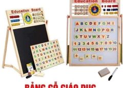 BẢNG GỖ GIÁO DỤC NAM CHÂM HAI MẶT